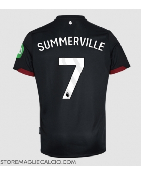 West Ham United Crysencio Summerville #7 Maglia Gara Trasferta Repliche 2024-25 Maniche Corte
